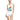 Vintage Damen-Badeanzug — 'Stay Calm, Tri On' Capybara Triathletin Badeanzug