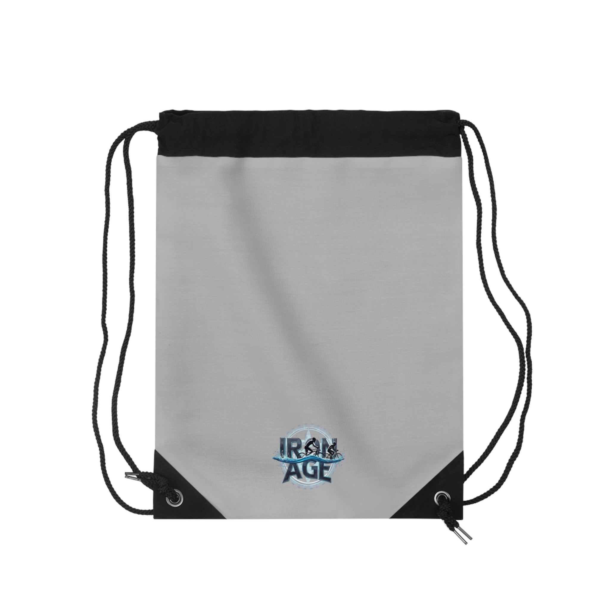 Drawstring Gym Bag - Iron Age Graphic Training Bag with Quick-Dry Polyester & Metal Grommets