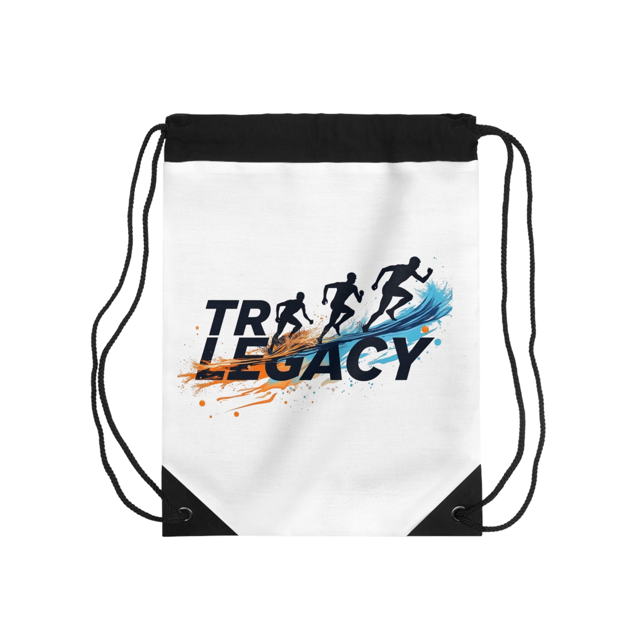 Drawstring Sport Bag - Lightweight Training & Gym Sack with Tri Legacy Design