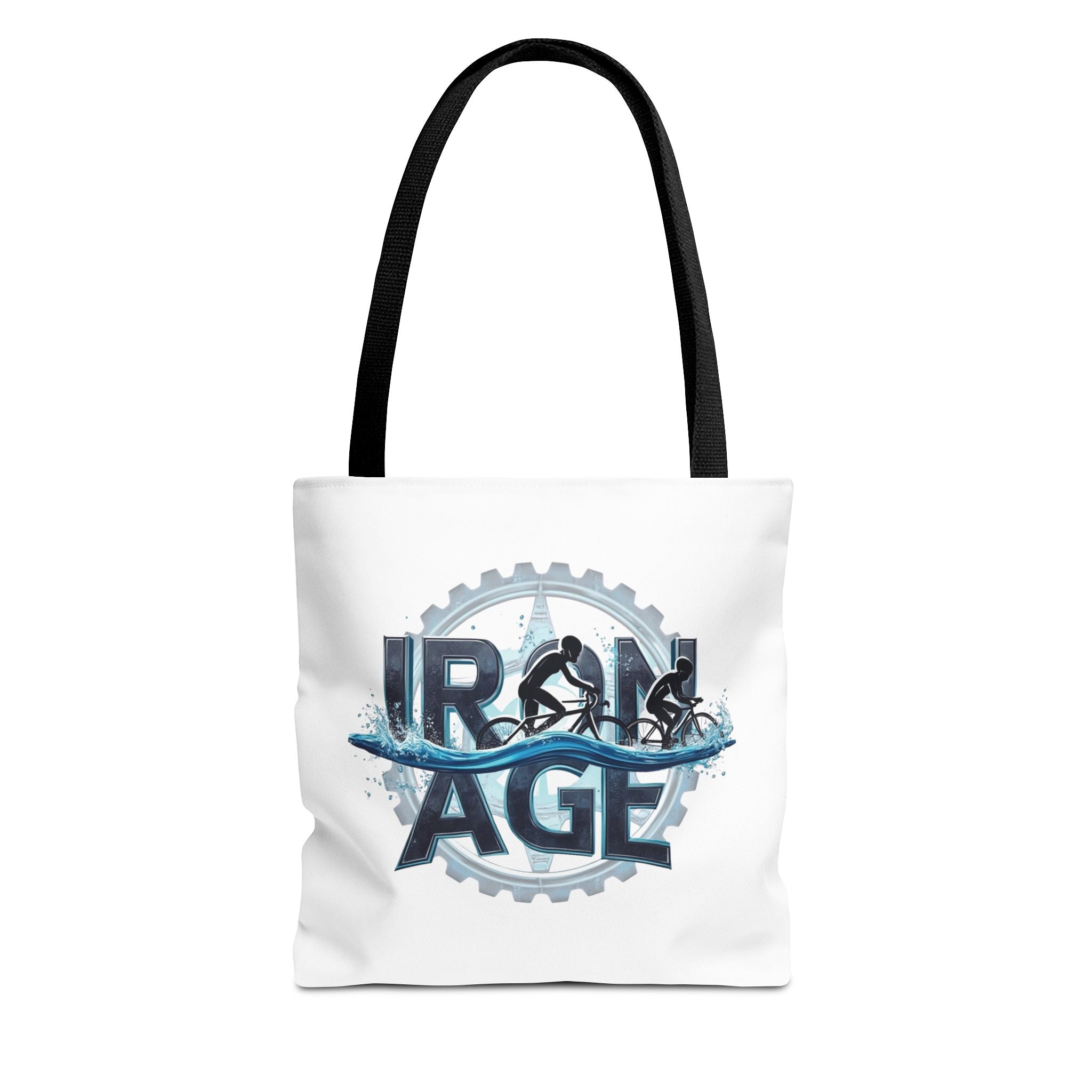 Cycling Tote Bag for Post-Ride Essentials - Durable Polyester with Retro Design