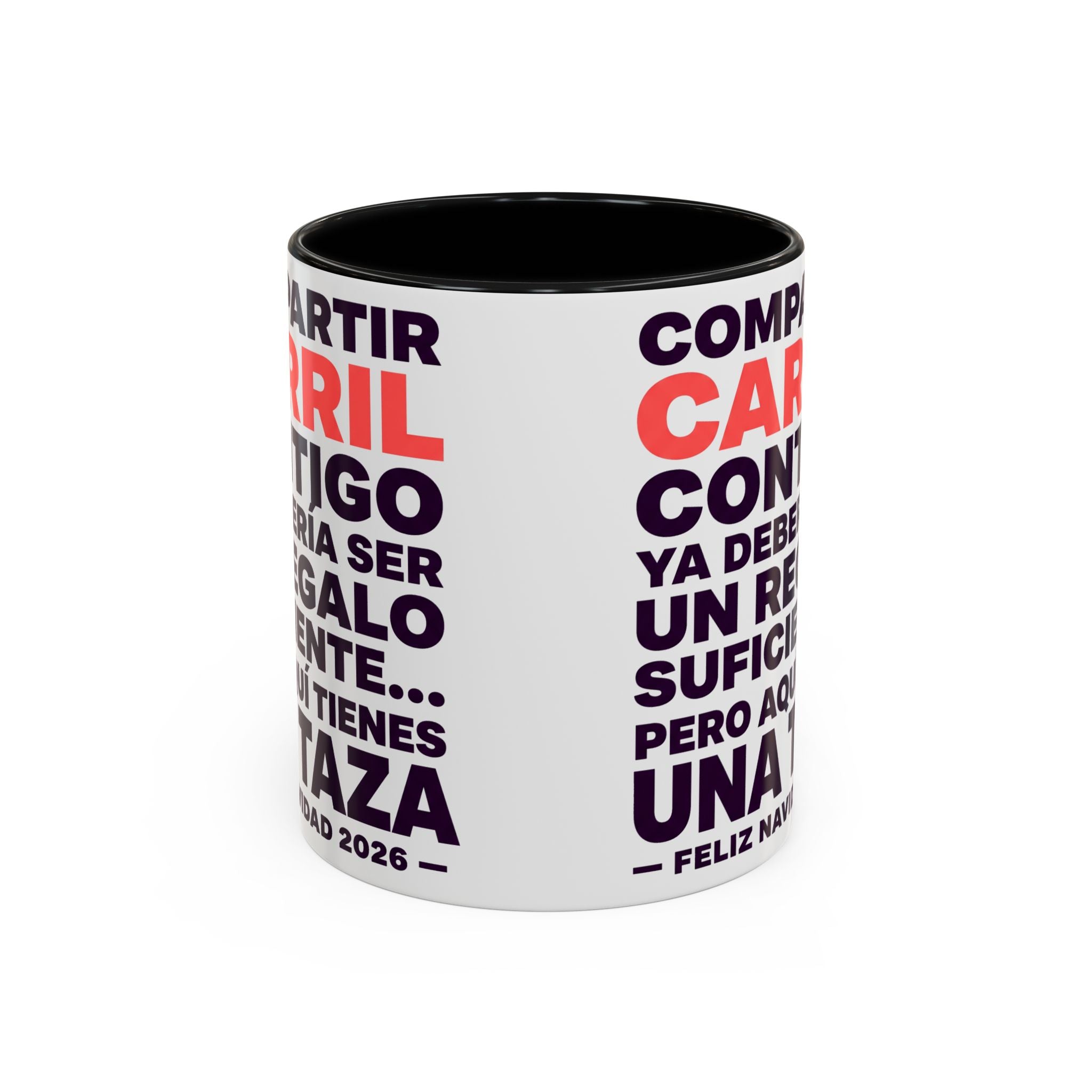 Taza Compartir Carril Contigo Ya Debería Ser Un Regalo | Navidad 2026