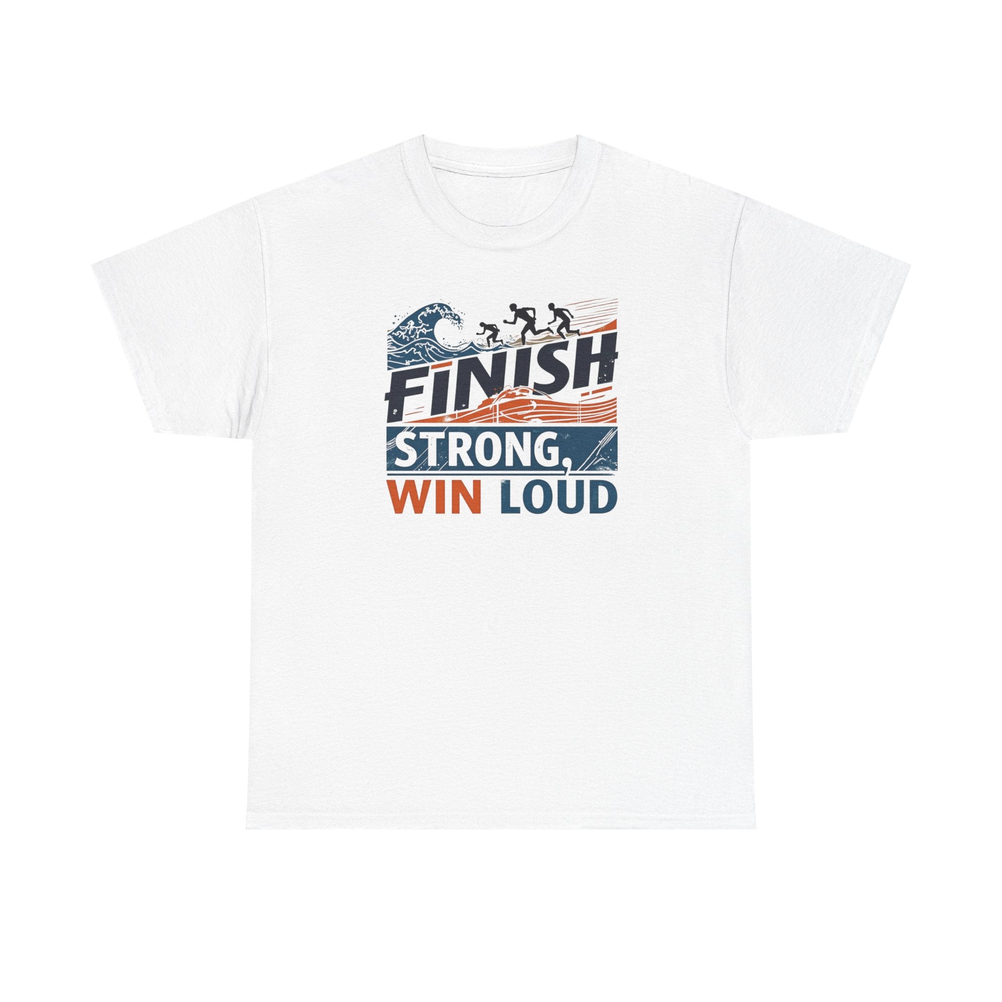 Unisex Motivational Heavy Cotton Tee for Fitness Enthusiasts - Casual Wear with Inspirational Workout Print