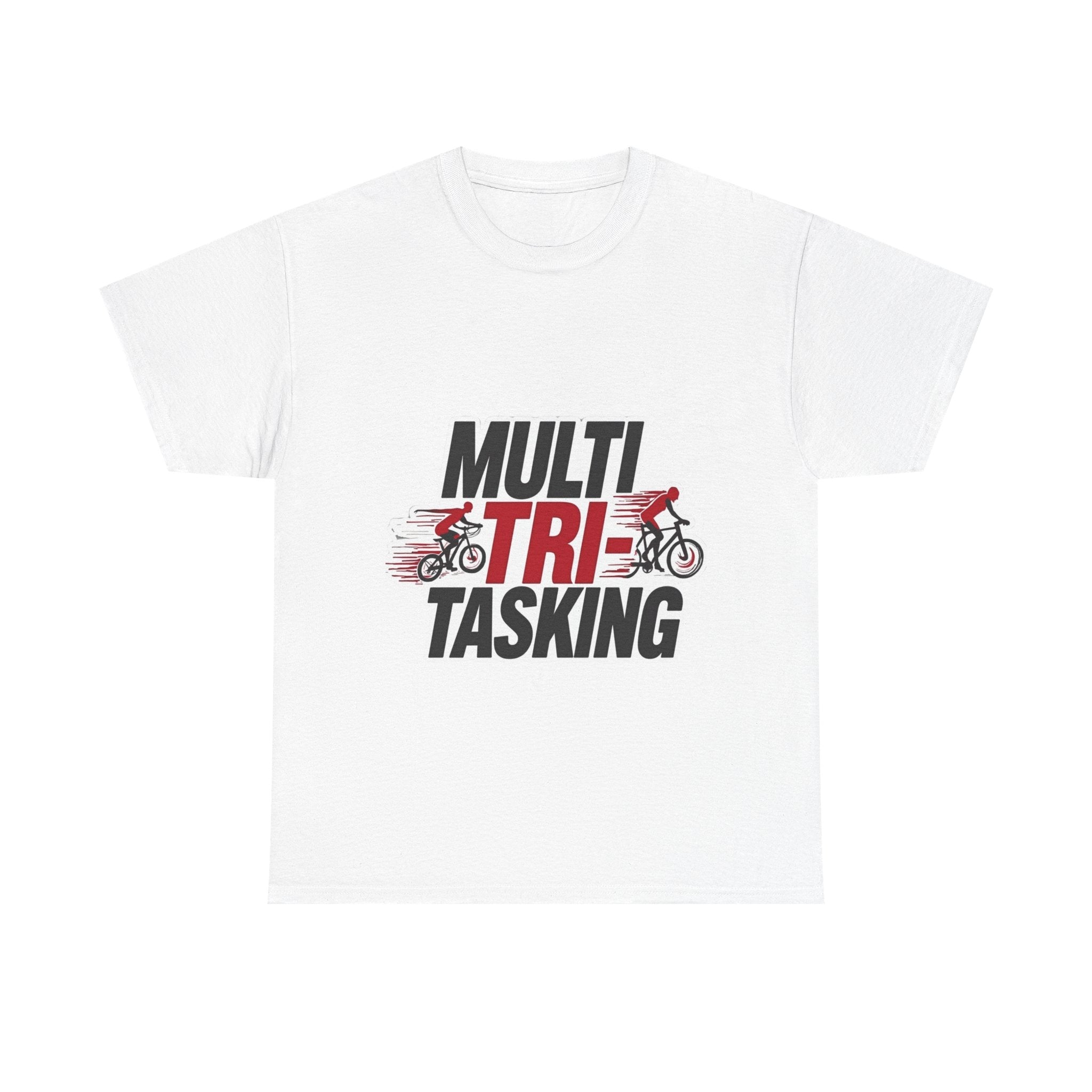 Unisex Heavy Cotton Tee for Cyclists - Fun Graphic Casual Wear, Fitness Apparel, Ethically Made, Machine Washable, Sizes S-5XL