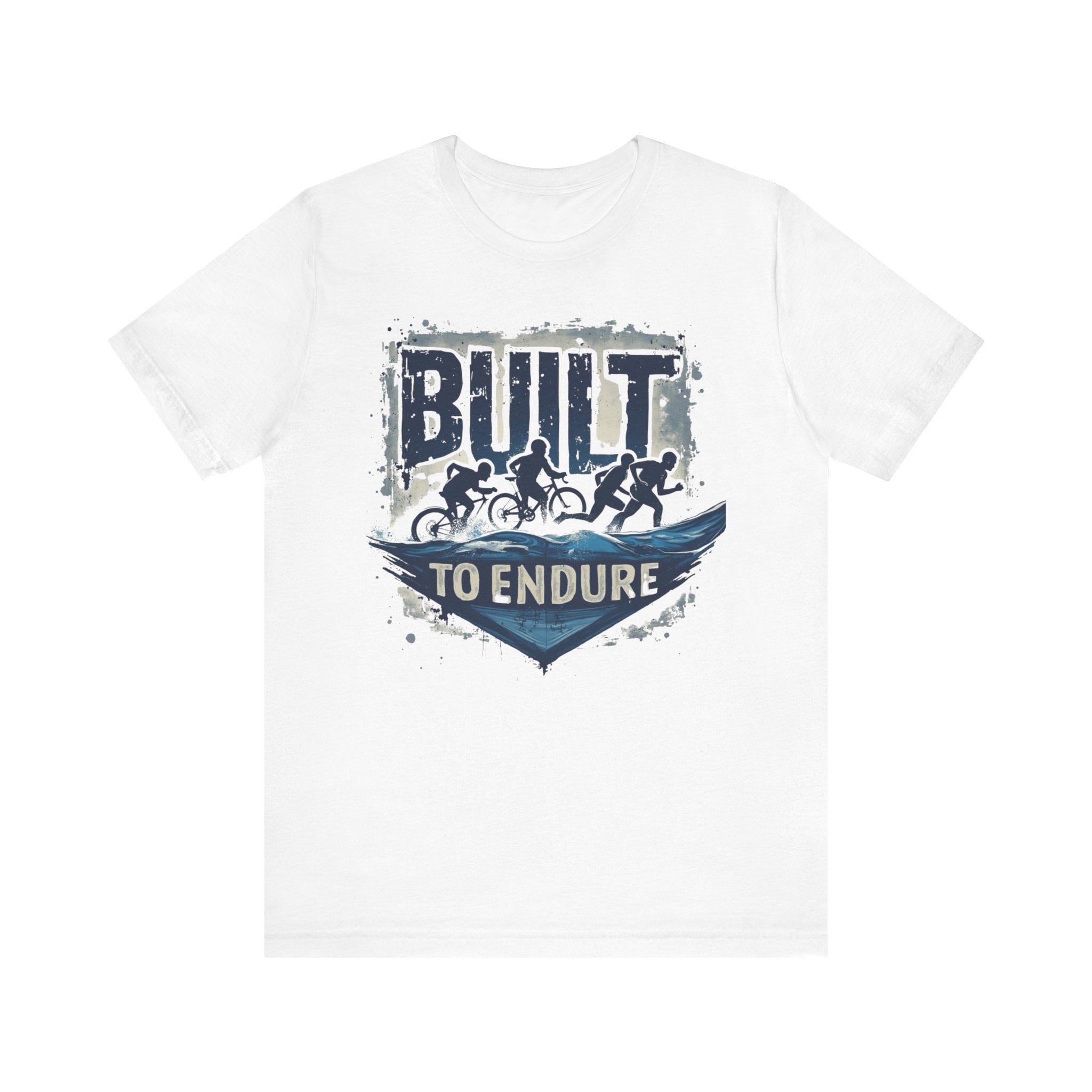 Active Lifestyle T-Shirt, Motivierendes Fitness-Shirt, Built to Endure Grafik-T-Shirt, Unisex Workout Top, Sportbegeisterte Bekleidung 