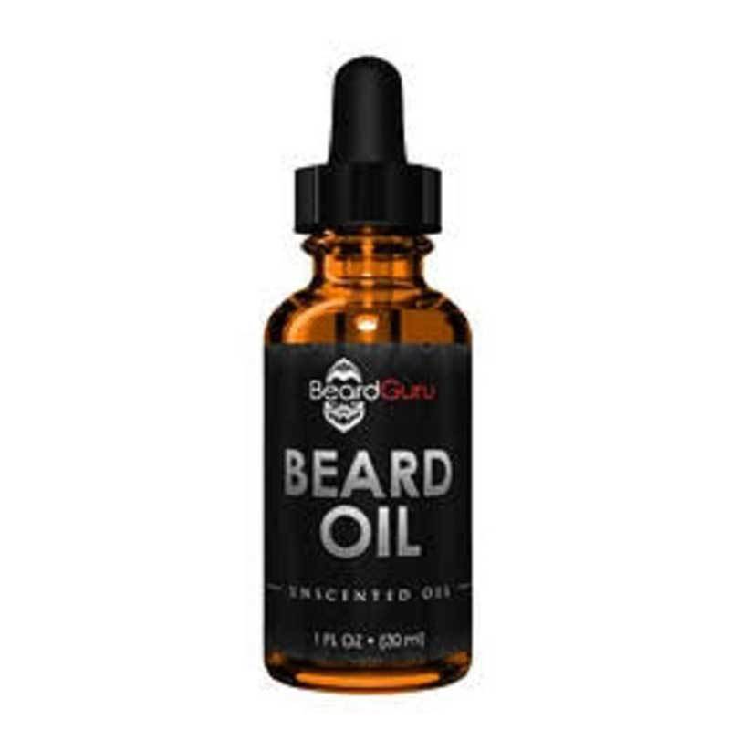 Beard Guru Premium Unscented Beard Oil - Moisturizes & Softens Beard, Promotes Hair Growth, No Residue, Reduces Itchy Skin & Split Ends - 1 fl. oz. / 30 ml