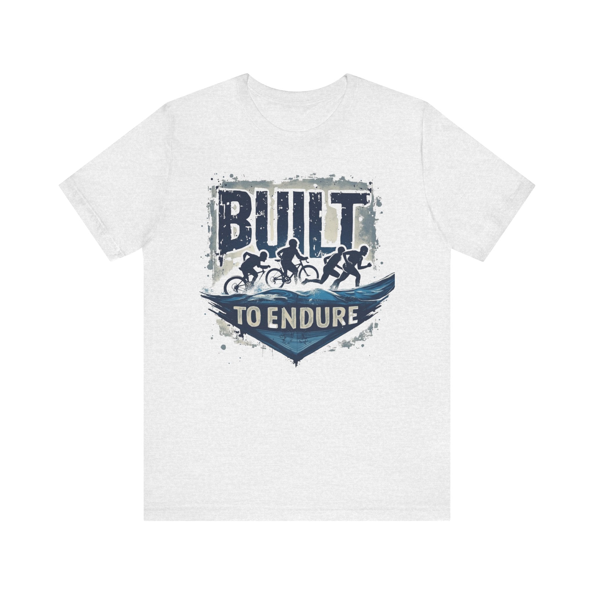 Active Lifestyle T-Shirt, Motivierendes Fitness-Shirt, Built to Endure Grafik-T-Shirt, Unisex Workout Top, Sportbegeisterte Bekleidung 