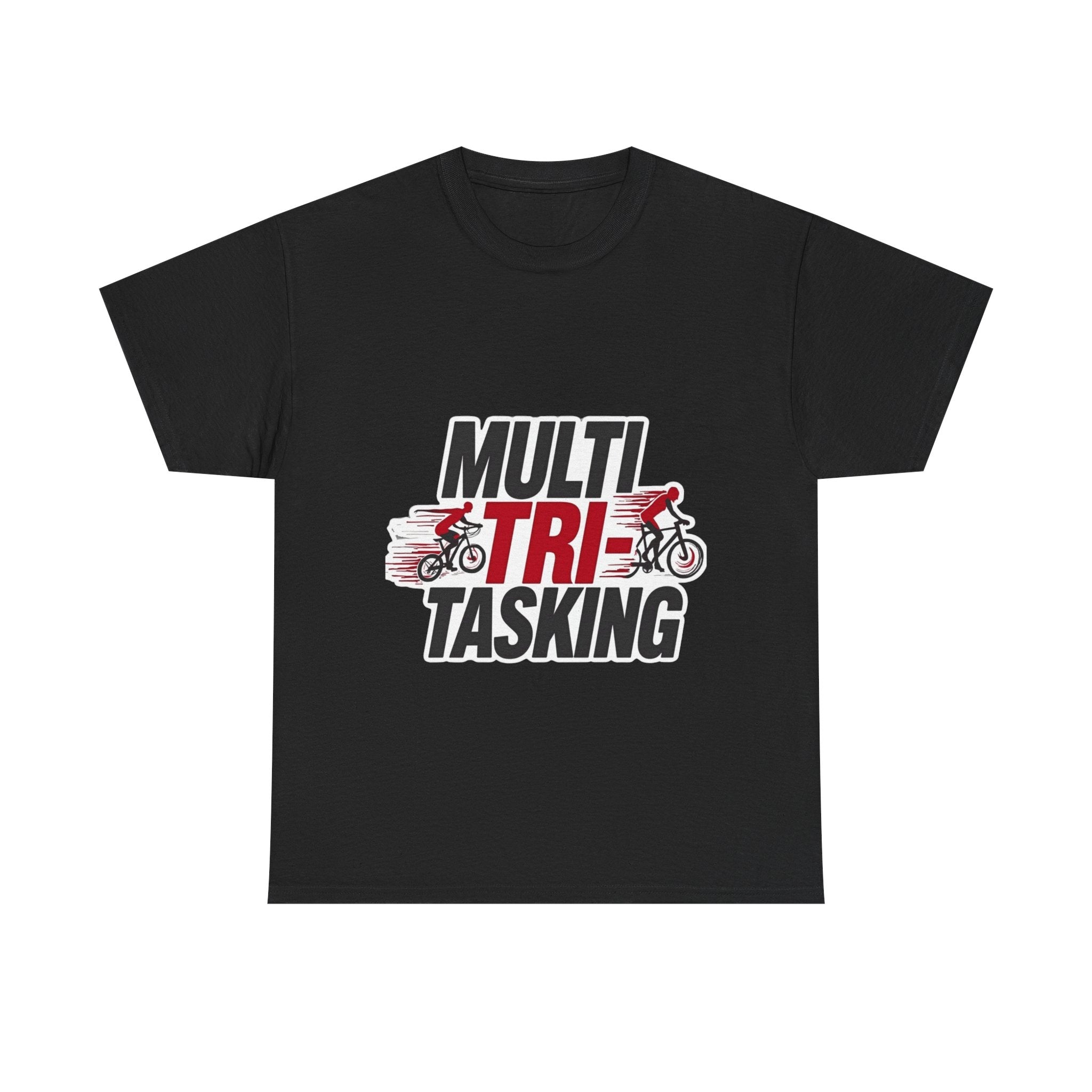 Unisex Heavy Cotton Tee for Cyclists - Fun Graphic Casual Wear, Fitness Apparel, Ethically Made, Machine Washable, Sizes S-5XL