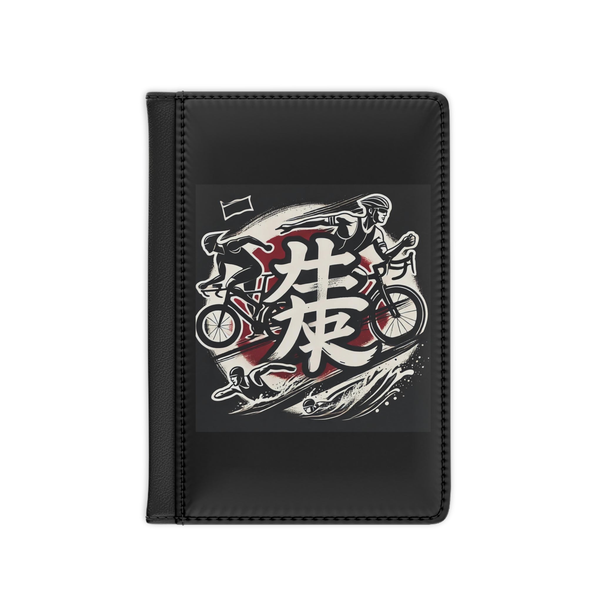 Stylish Black PU Faux Leather Passport Cover with RFID Blocking – Compatible with U.S. and International Passports