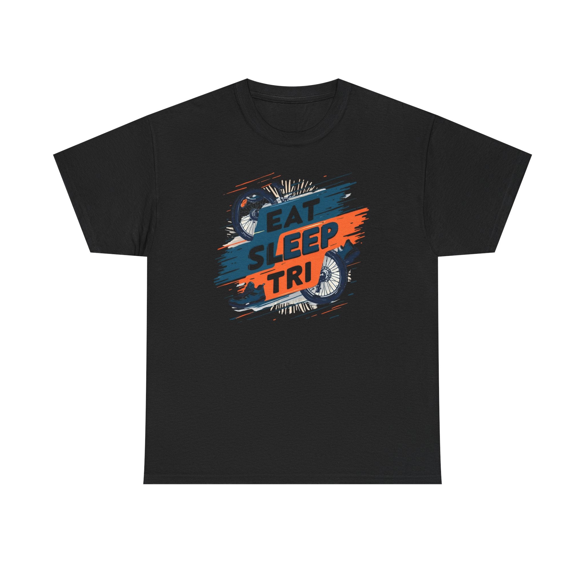 Triathlete Motivational Unisex Heavy Cotton Tee - Performance Athletic Wear, Gildan US Cotton, Vibrant Prints, Perfect for Training and Gifts