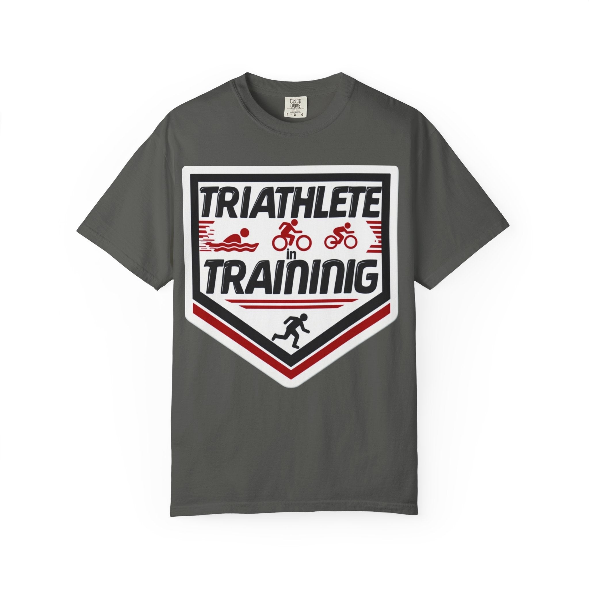 Unisex Triathlete Training T-shirt, Sporty Athletic Tee, Gift for Fitness Lovers, Casual Workout Shirt, Triathlon Gear
