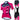 Quick-Drying Rose Red Cycling Jersey - Moisture Wicking, Breathable, XS to 5XL - TriSpirit Outfitters