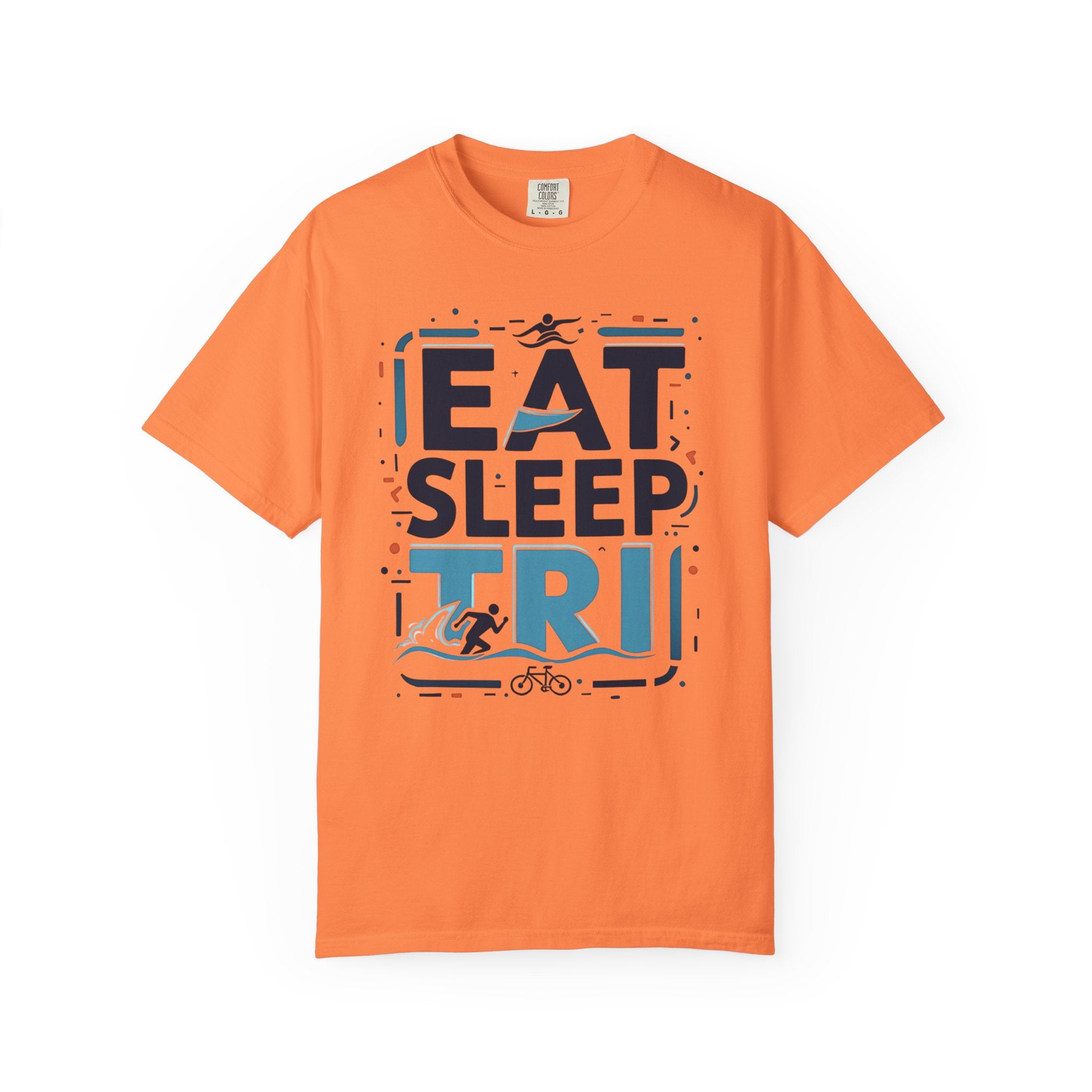 Triathlon Enthusiast T-shirt - Eat Sleep Tri, Fitness Apparel, Workout Gear, Sports Tee, Gift for Athletes, Active Lifestyle Clothing