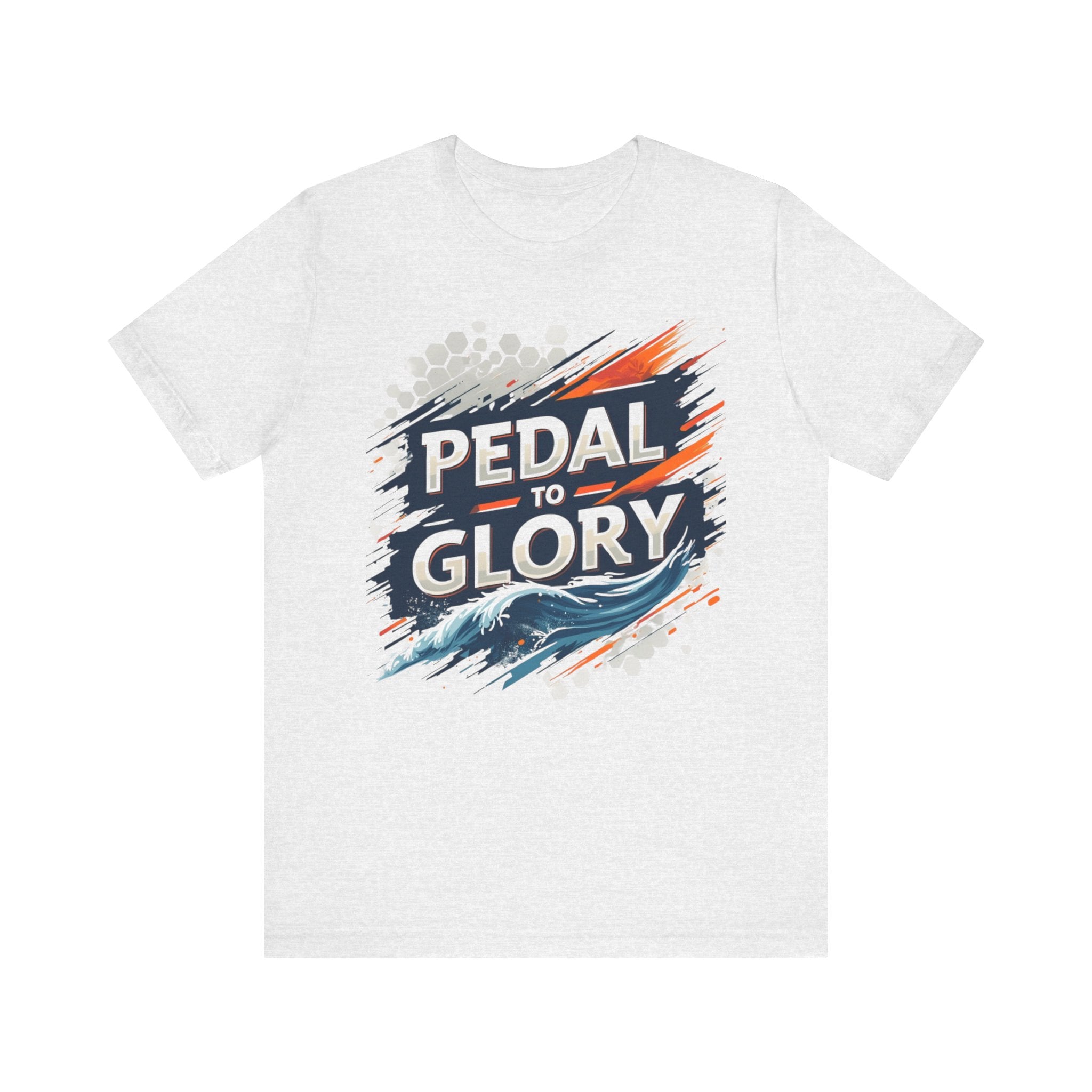 Unisex Cotton Cycling Jersey Tee - Motivational Shirt for Bikers, Soft Breathable Fitness Apparel for Outdoor Events
