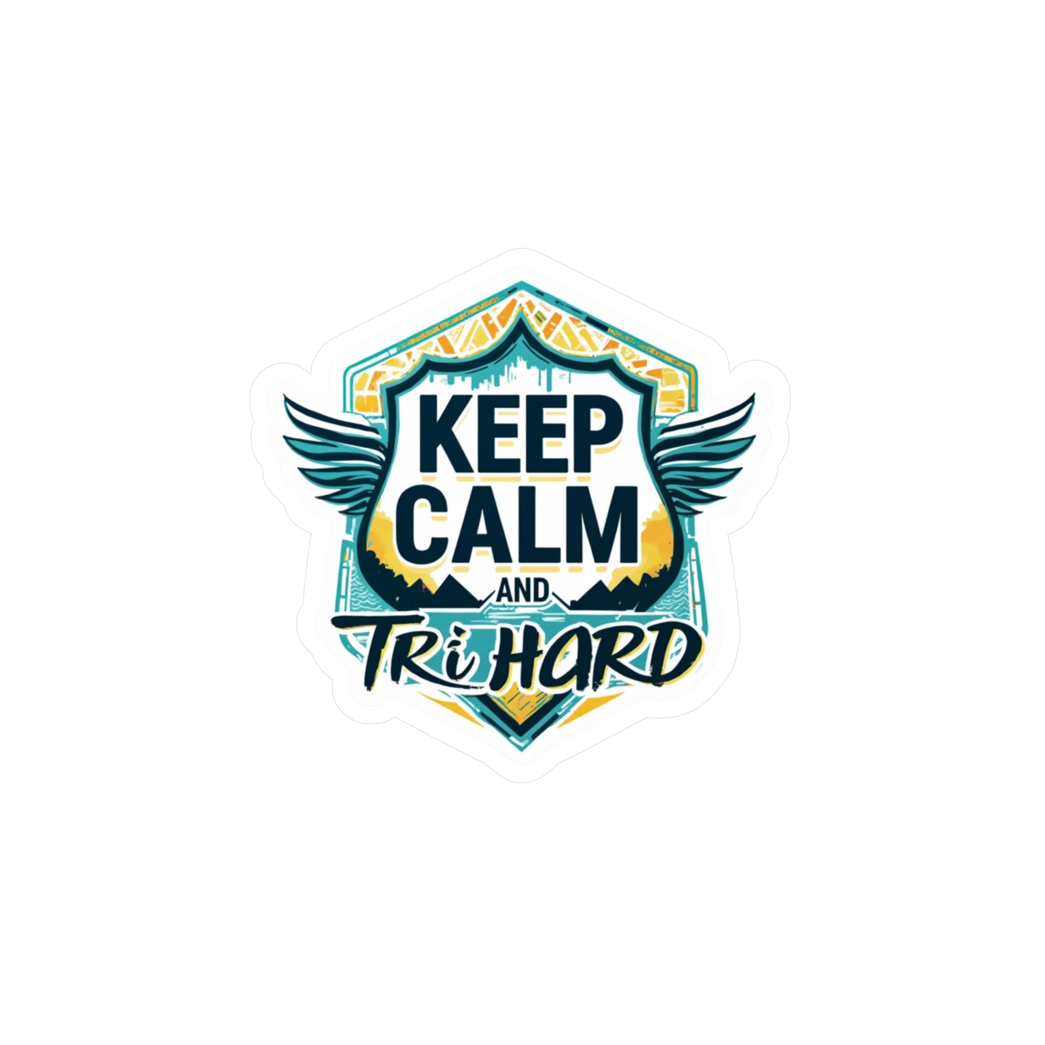 Motivierende Vinyl-Aufkleber im Kiss-Cut-Stil, inspirierende Aufkleber für die Inneneinrichtung, „Keep Calm“-Aufkleber, Wandkunst, Geschenkideen 