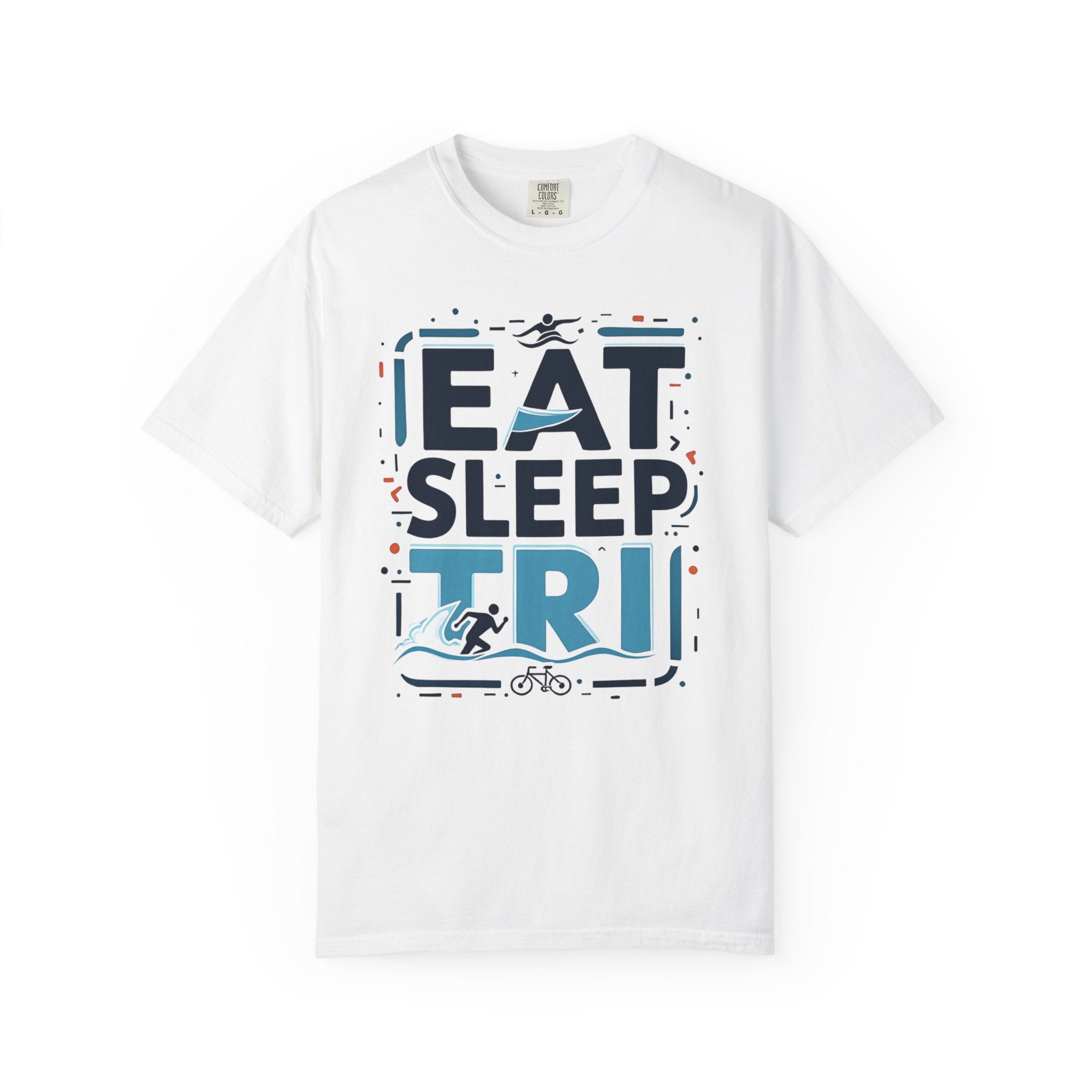 Triathlon Enthusiast T-shirt - Eat Sleep Tri, Fitness Apparel, Workout Gear, Sports Tee, Gift for Athletes, Active Lifestyle Clothing