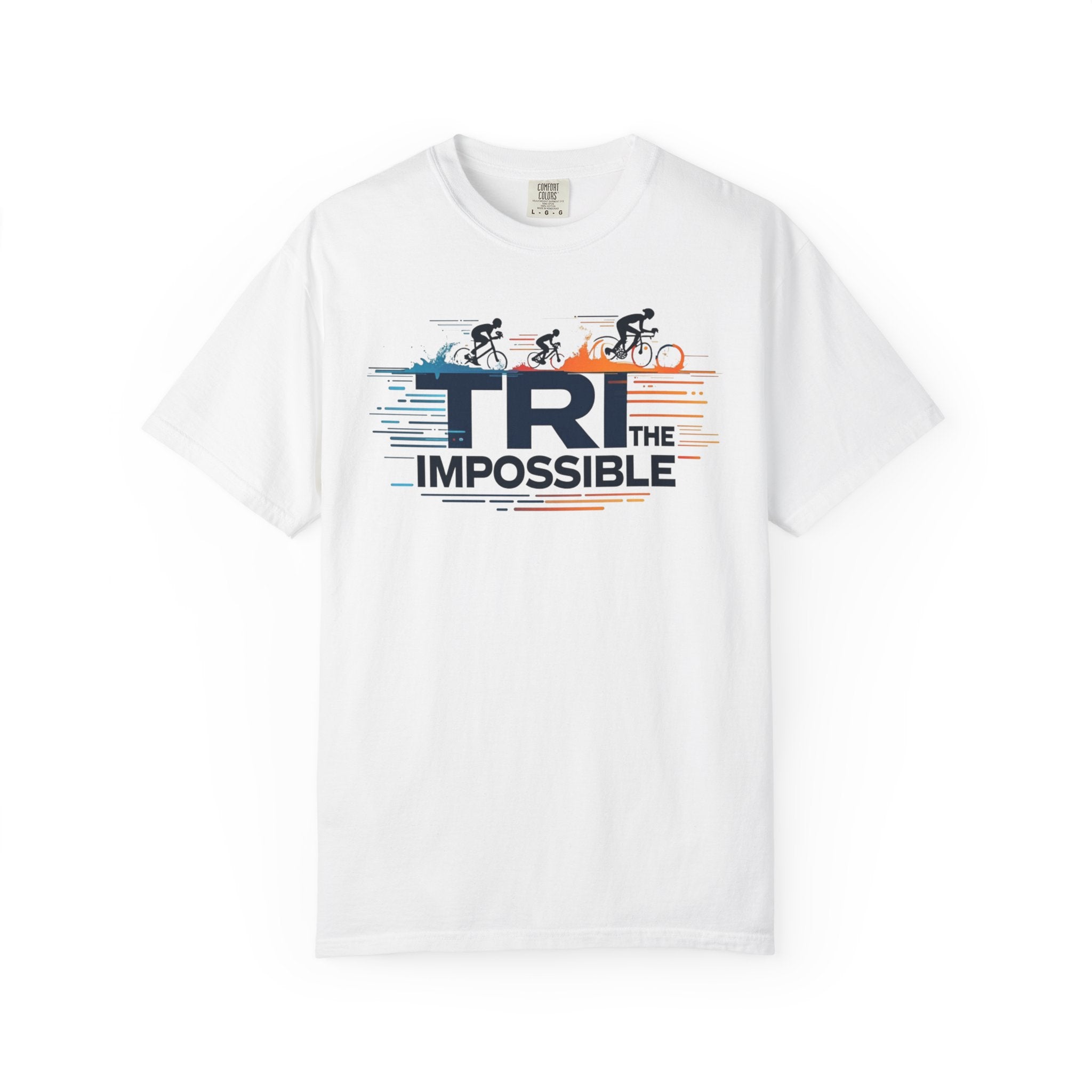 Unisex Garment-Dyed Comfort Colors T-Shirt - Soft Ring-Spun Cotton for Athletes, Motivational Casual Workout Tee, Triathlon Apparel & Gifts, Durable & Relaxed Fit