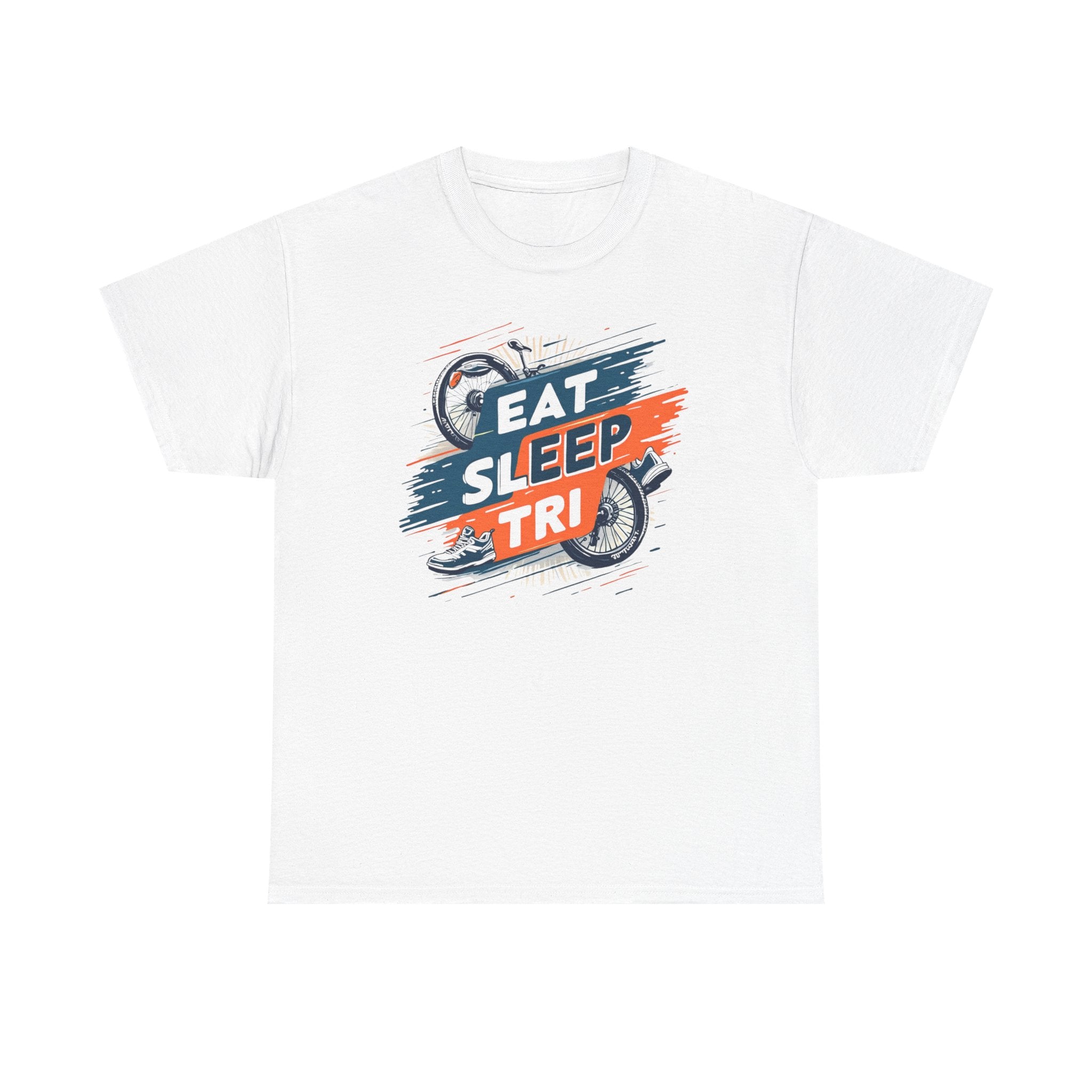 Triathlete Motivational Unisex Heavy Cotton Tee - Performance Athletic Wear, Gildan US Cotton, Vibrant Prints, Perfect for Training and Gifts