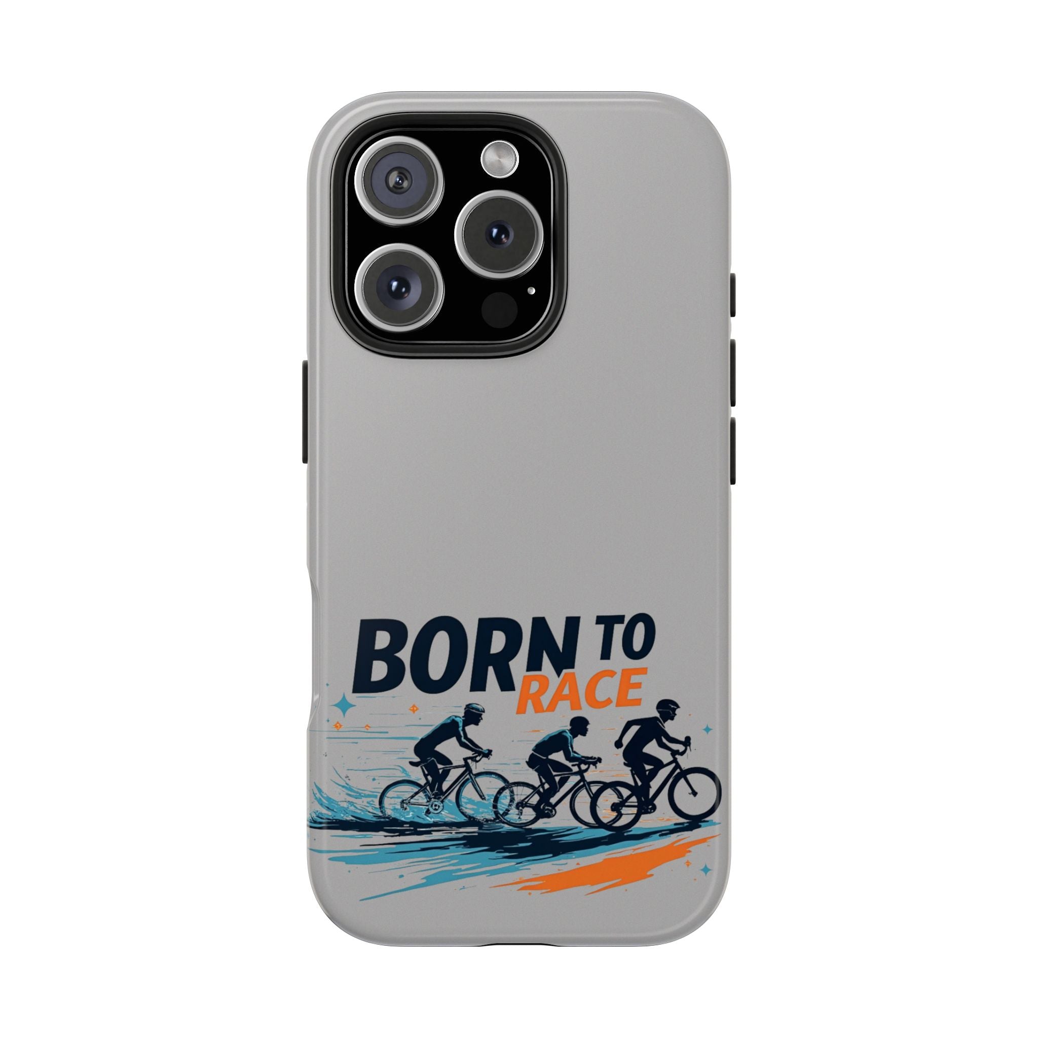 Born to Race Phone Case — Cyclist Shockproof Tough Case