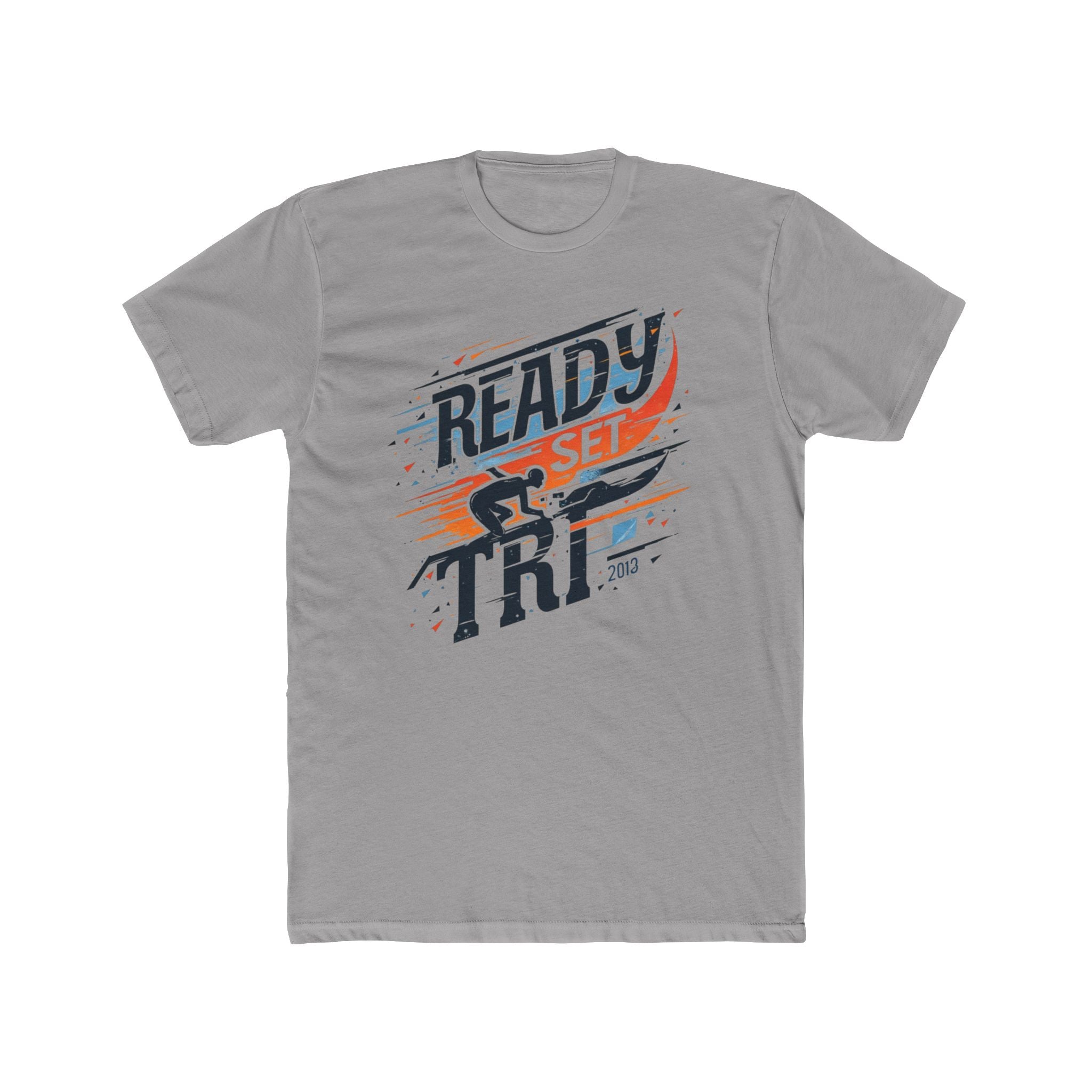 Ready Set Tri Unisex T-Shirt - Perfect for Fitness Enthusiasts, Athletes, Sports Events, Triathlons, Casual Wear