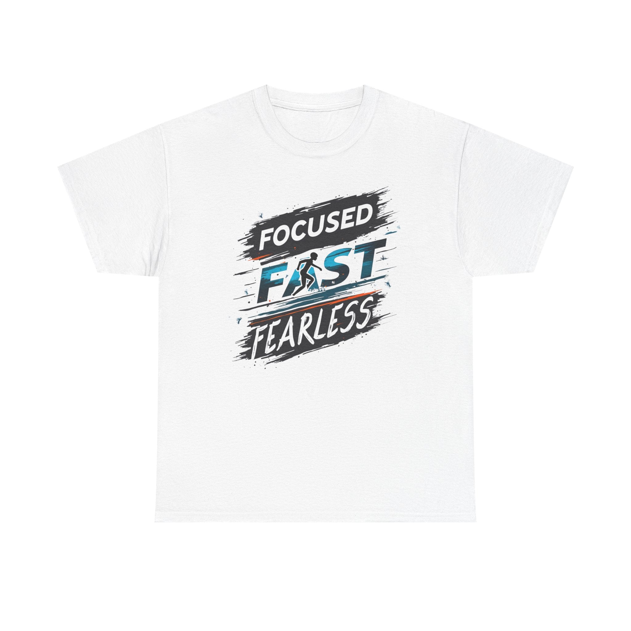 Unisex Motivational Workout Tee - Heavy Cotton Gym Shirt for Fitness Enthusiasts, Ethically Sourced, Machine Washable