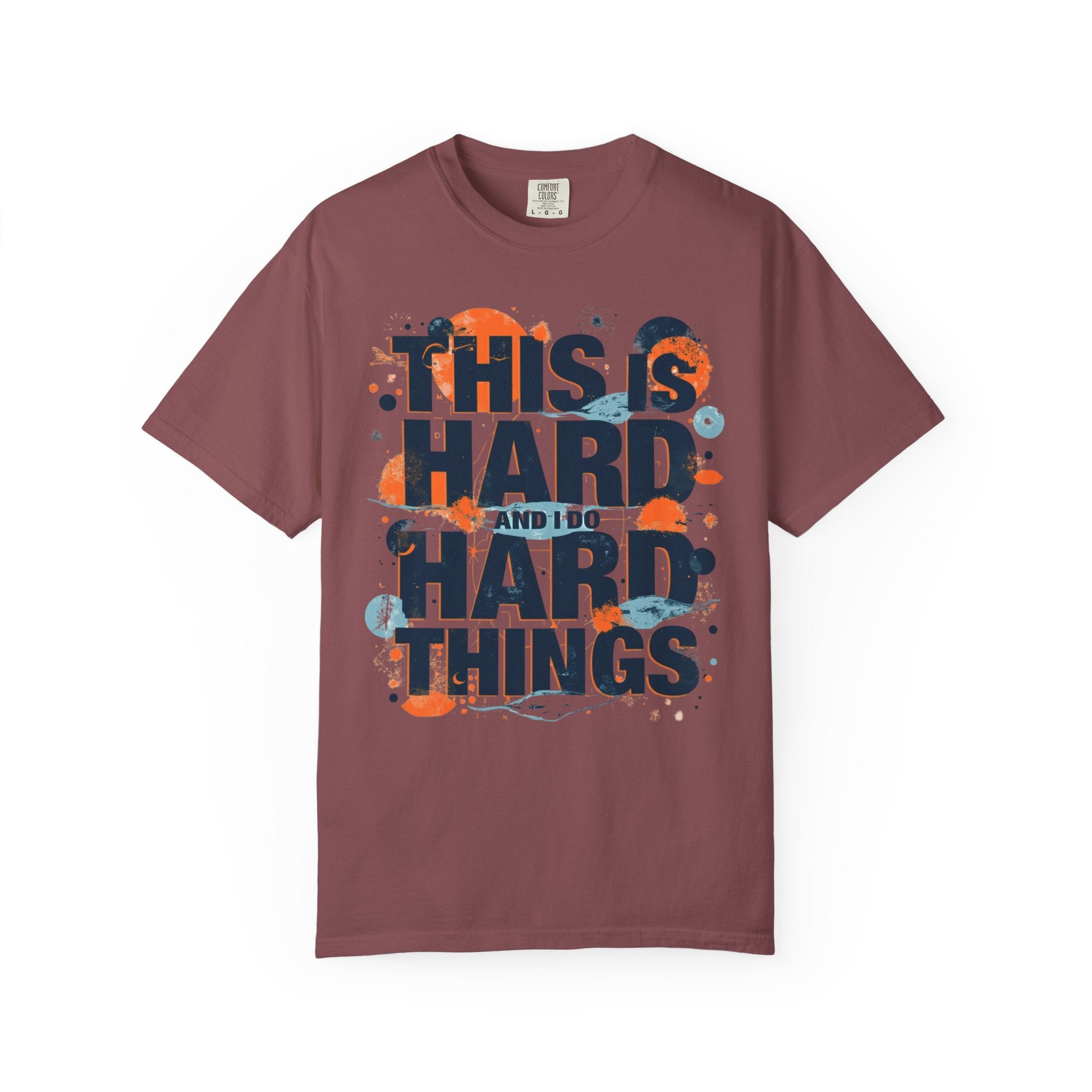 Motivierendes T-Shirt: „Das ist hart und ich tue harte Dinge“ – Freizeitkleidung, inspirierendes Geschenk, Komfort für jeden Tag, Unisex-T-Shirt, Selbstvertrauen [...] 