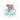 Square Sticker — 'Eventually' Sloth Triathlete Sticker