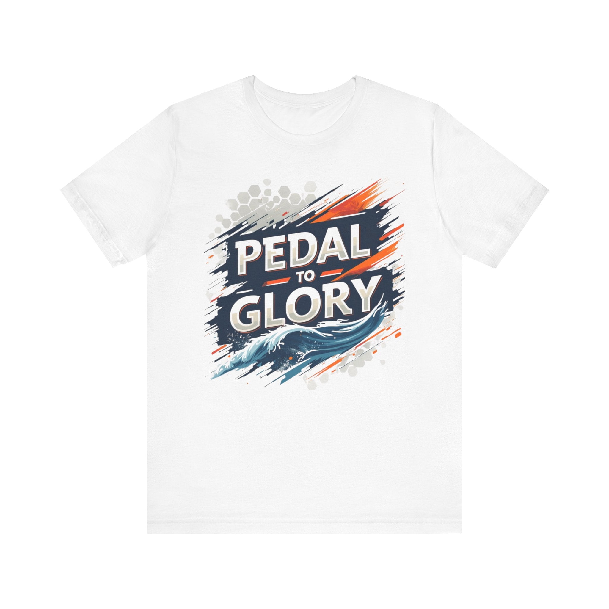 Unisex Cotton Cycling Jersey Tee - Motivational Shirt for Bikers, Soft Breathable Fitness Apparel for Outdoor Events