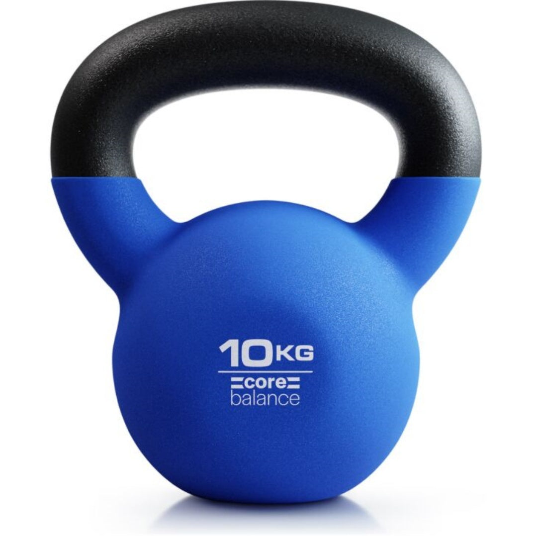 Blue Cast Iron Dumbbell 10KG for Weight Training & Home Gym - Durable Fitness Equipment for Strength Training Workouts