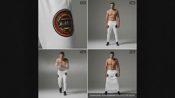 Proud German Triathlete Athletic Joggers — Swim Bike Run German Triathlete Gear — cinematic preview