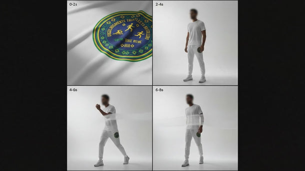Orgulhosamente Triatleta Brasileiro Athletic Joggers — Swim Bike Run Brazilian Triathlete Gear — cinematic preview